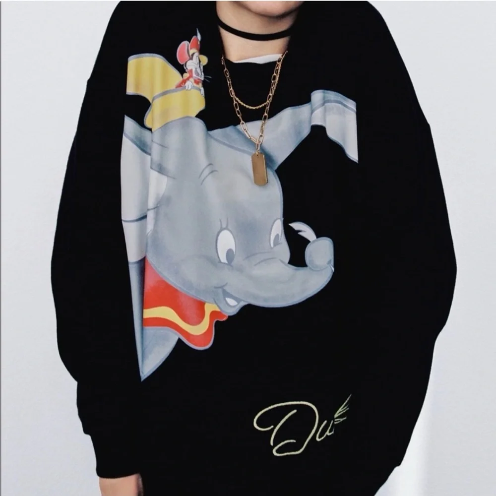 Zara Dumbo Disney Sweatshirt size Large - Picture 2 of 7